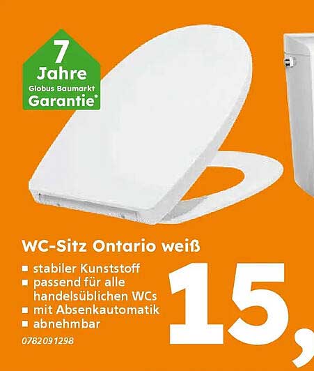 WC-Sitz Ontario weiß