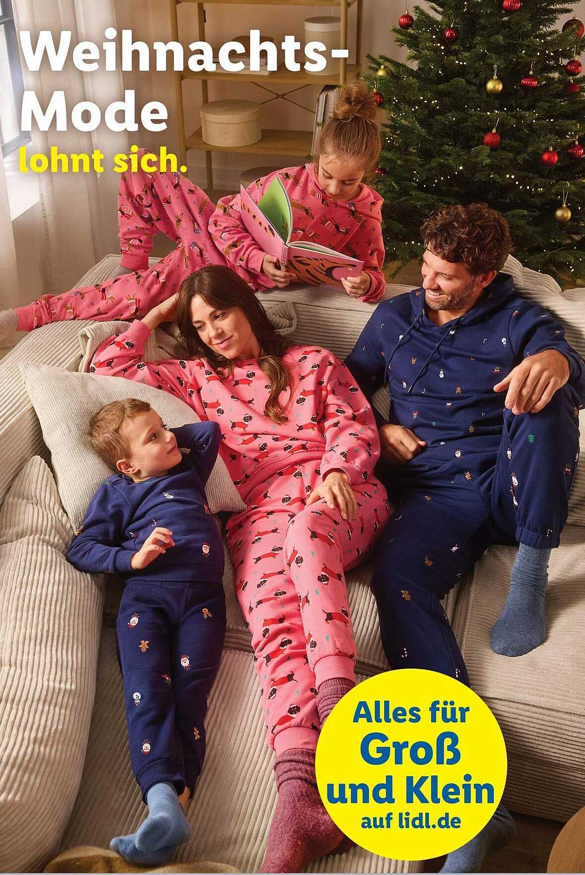 Weihnachts-Mode für die ganze Familie