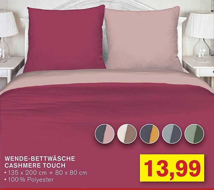 WENDE-BETTWÄSCHE CASHMERE TOUCH