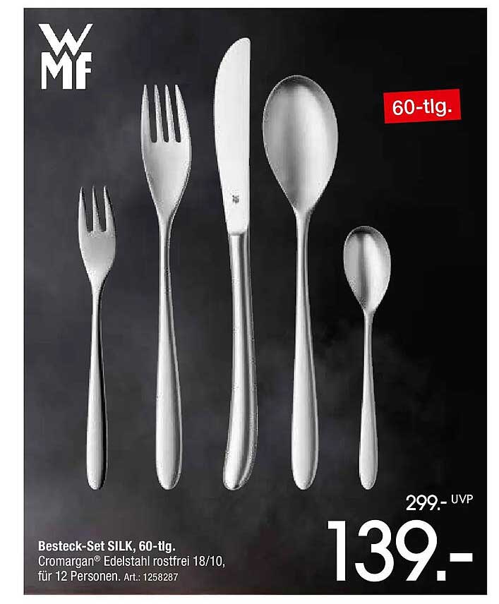 WMF Besteck-Set SILK, 60-tlg.