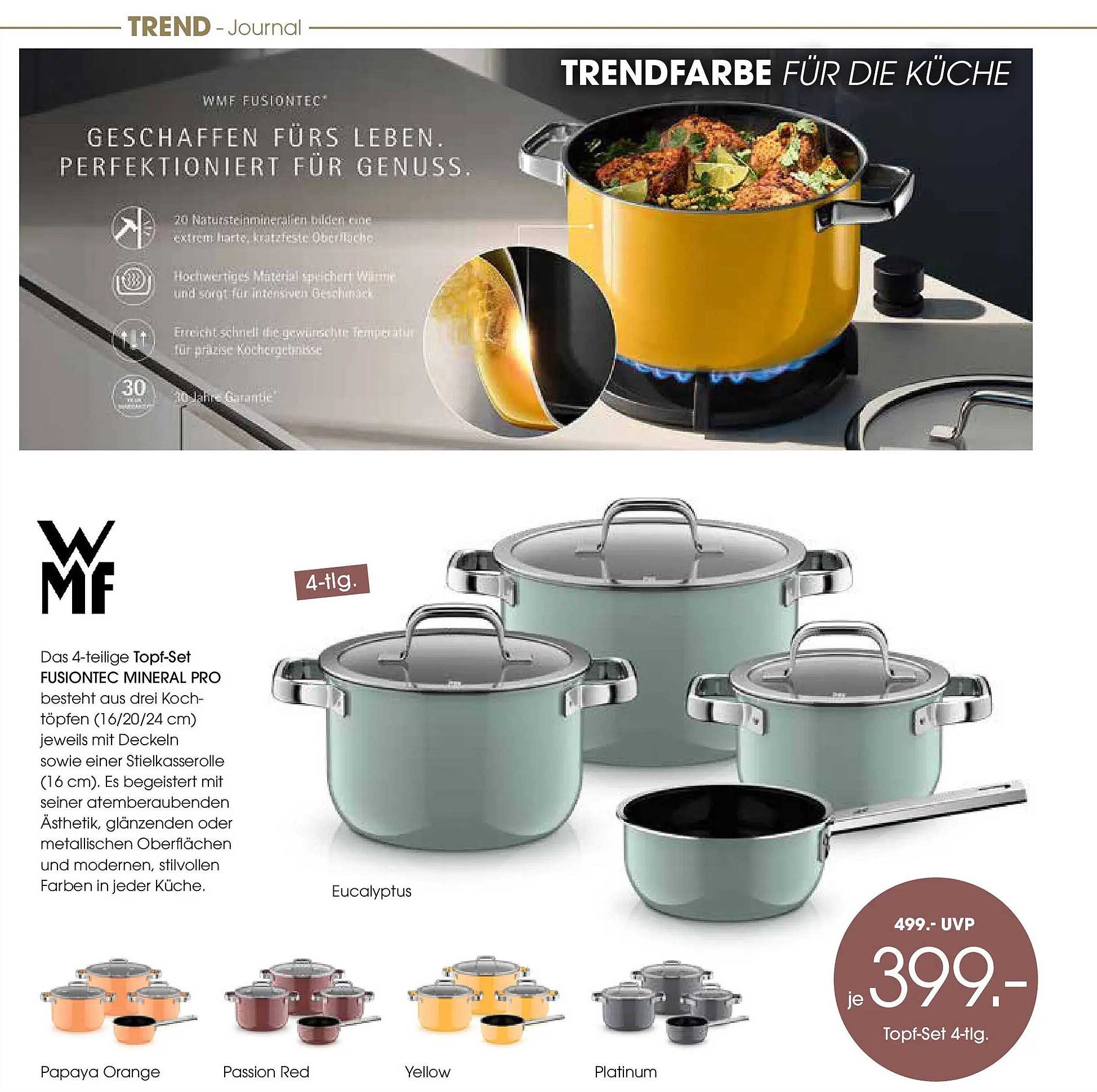 WMF FUSIONTEC MINERAL PRO Topf-Set 4-tlg.