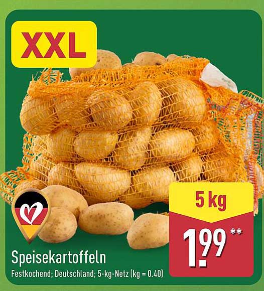 XXL Speisekartoffeln 5 kg für nur 1,99 €