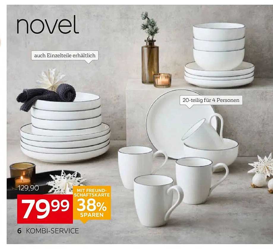 XXXLutz Kombi-Service 20-teilig für 4 Personen