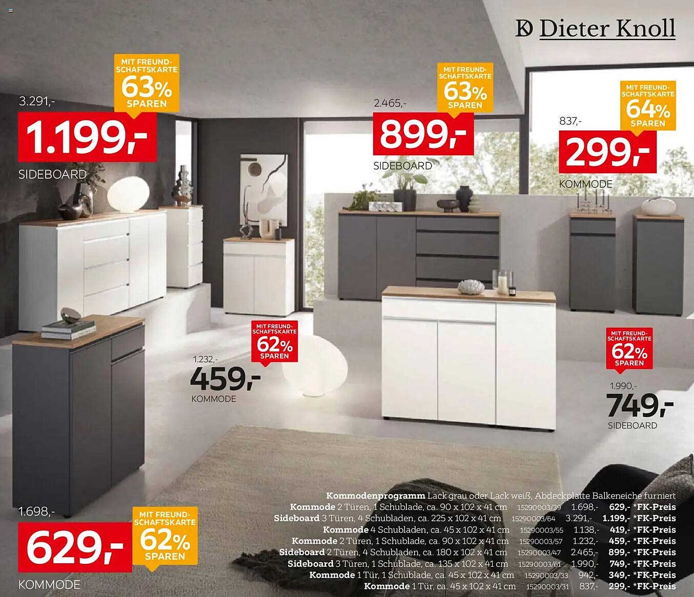 XXXLutz Sideboard, 899,- €
