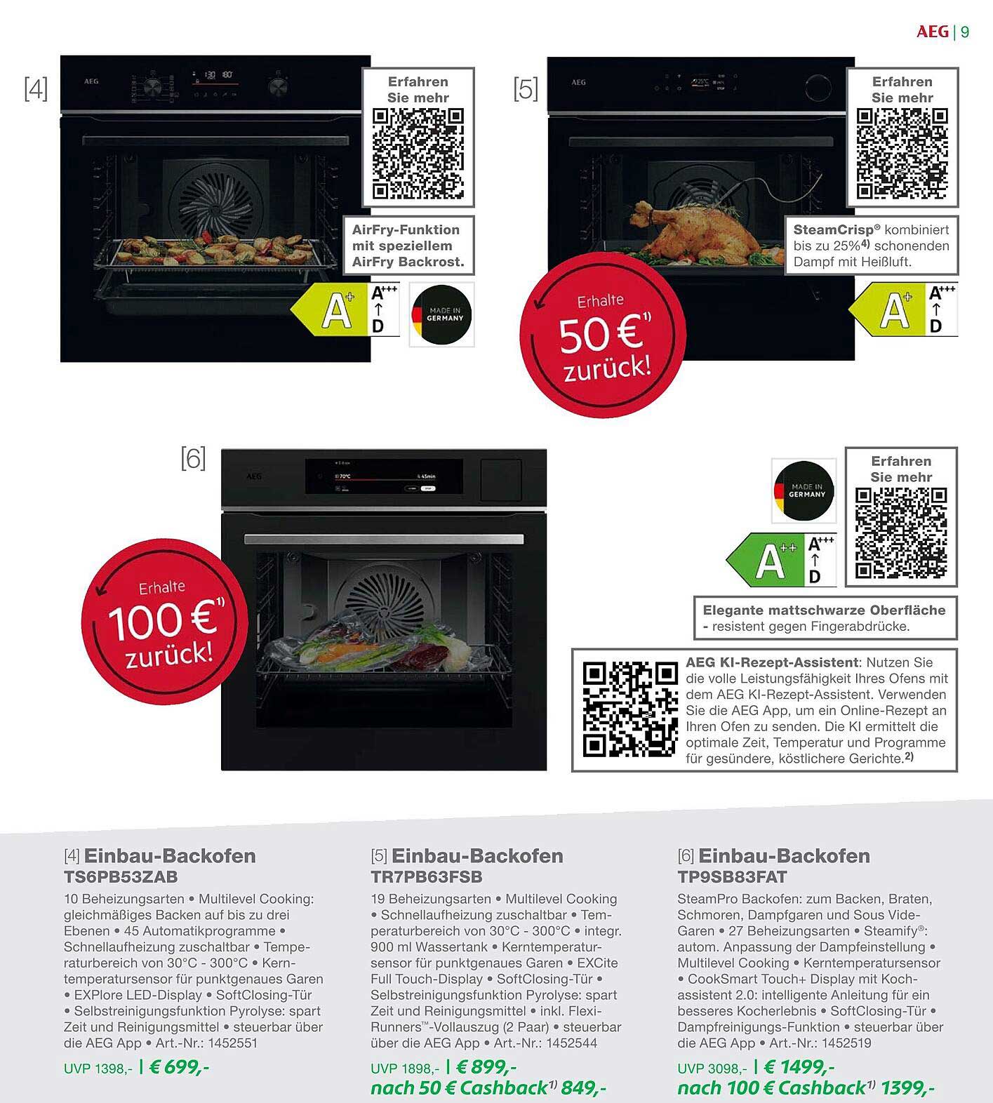 Einbau-Backofen TS6PB53ZAB