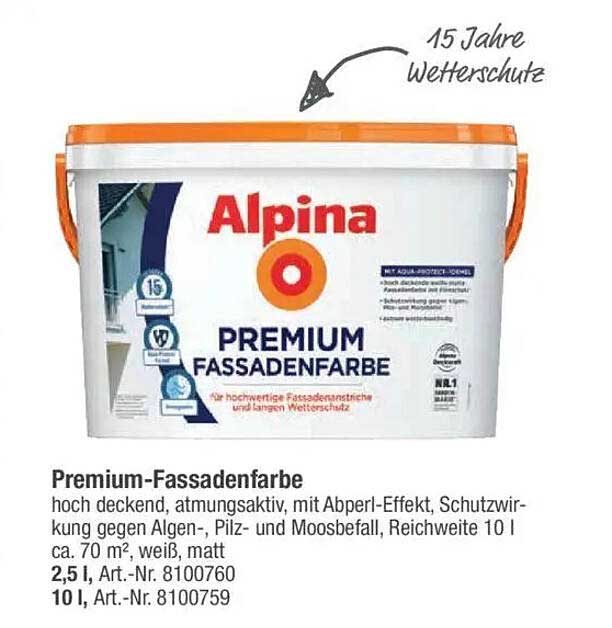 Alpina PREMIUM FASSADENFARBE