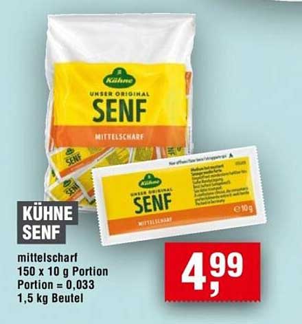 KÜHNE SENF mittelscharf