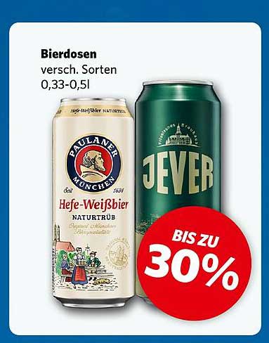 Bierdosen - verschiedene Sorten 0,33-0,5 l