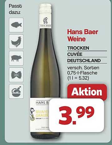 Hans Baer Trocken Cuvée Deutschland 0,75-l-Flasche