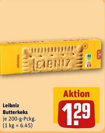 Leibniz Butterkeks 200-g-Packung für nur 1,29 €