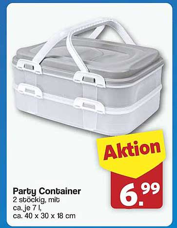 Party Container – 2 Stück, je 7 l