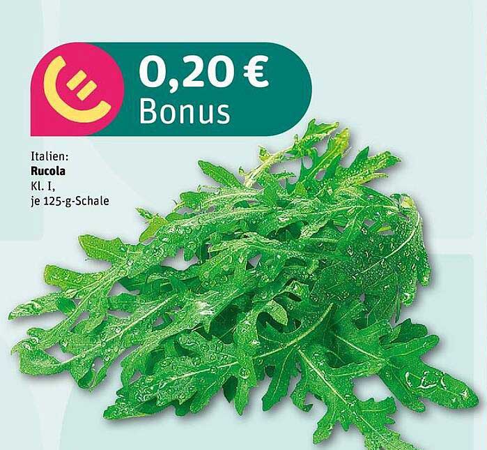 Rucola Klasse I, je 125-g-Schale