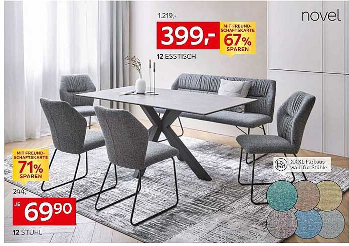 12-teiliges Essplatz-Set "novel" für nur 399,- Euro