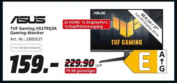 ASUS TUF Gaming VG279Q3A Gaming-Monitor