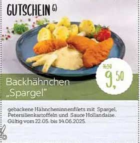 Backhähnchen "Spargel"