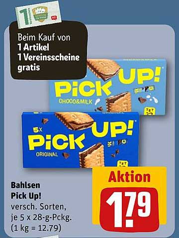 Bahlsen Pick Up! - Verschiedene Sorten