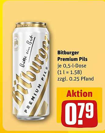 Bitburger Premium Pils 0,5 l-Dose