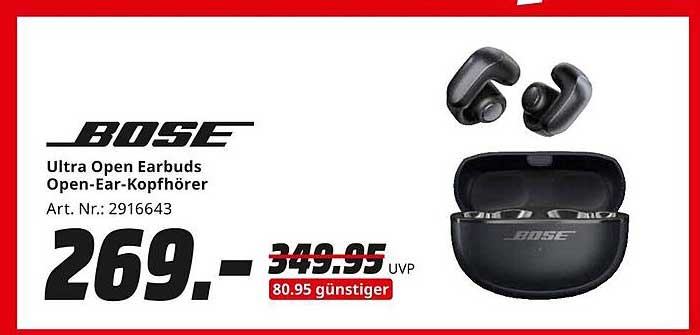 Bose Ultra Open Earbuds Open-Ear-Kopfhörer