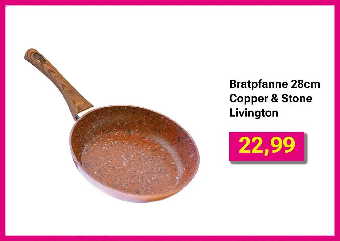 Bratpfanne 28cm Copper & Stone Livington