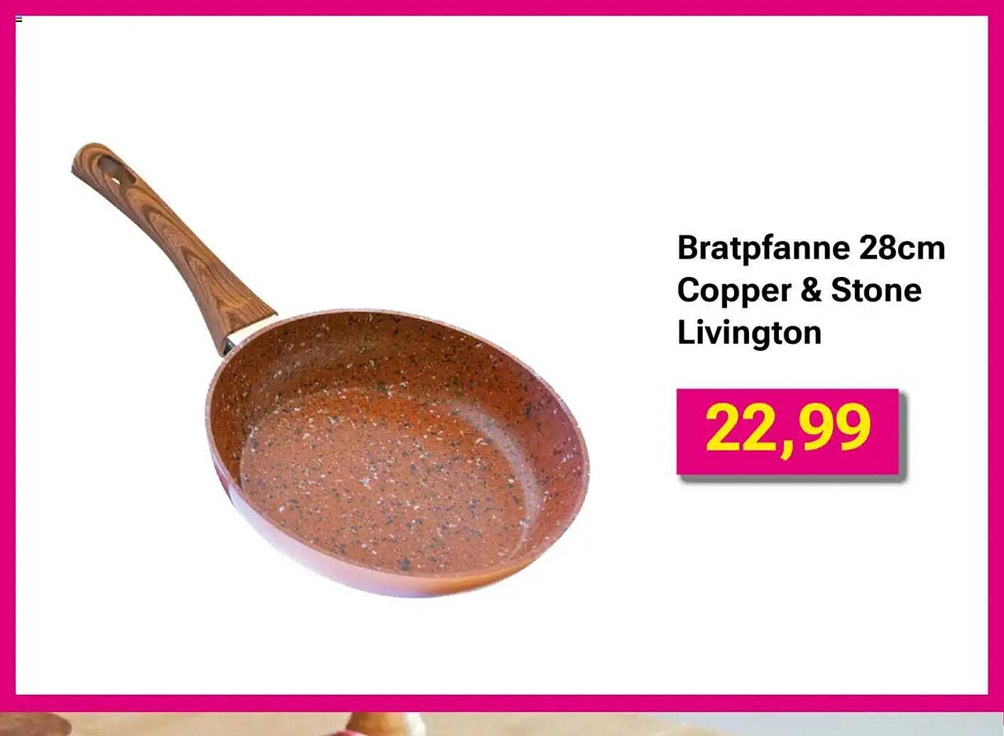 Bratpfanne 28cm Copper & Stone Livington