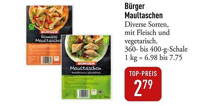Bürger Maultaschen