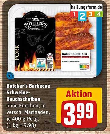 Butcher's Barbecue Schweine-Bauchscheiben