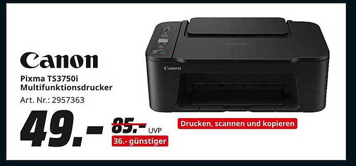 Canon Pixma TS3750i Multifunktionsdrucker