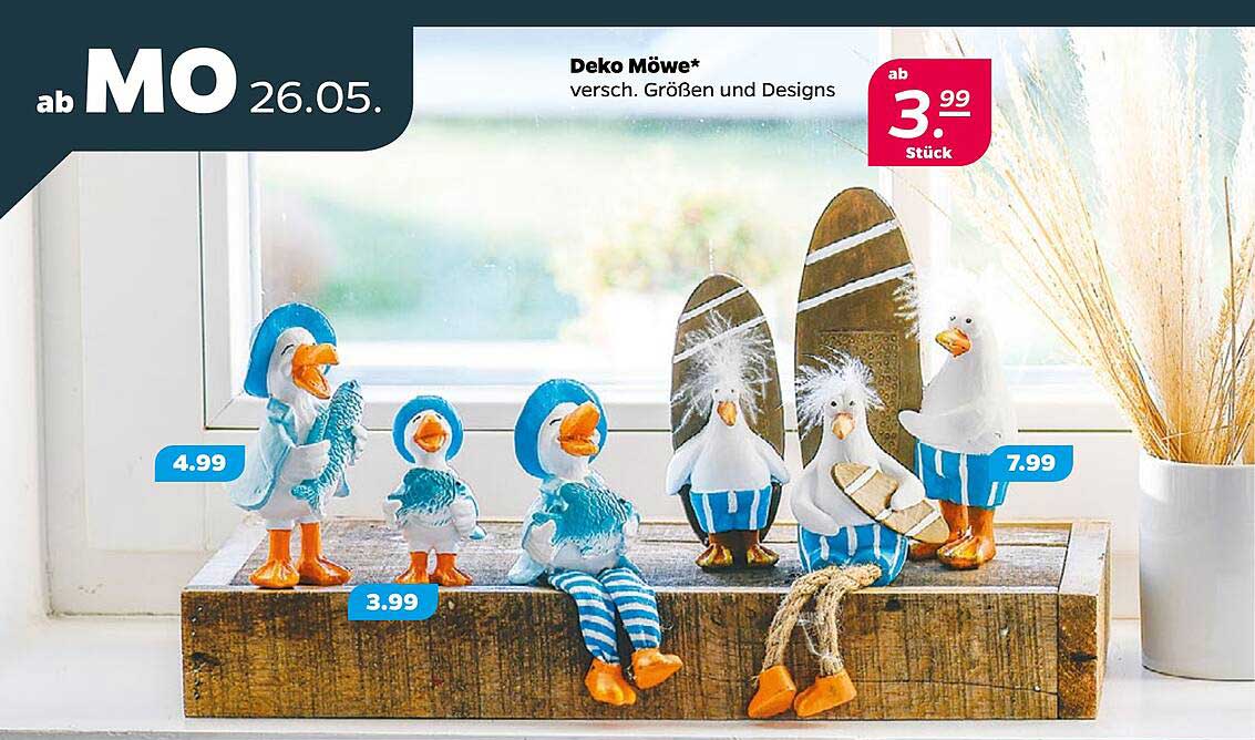 Deko Möwe – verschiedene Größen und Designs