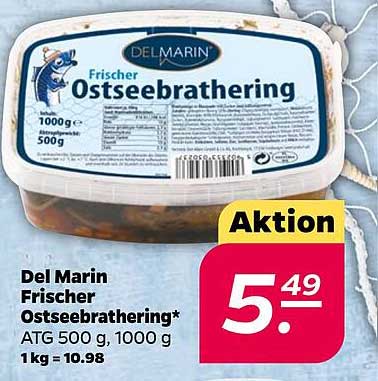Del Marin Frischer Ostseehering 500 g