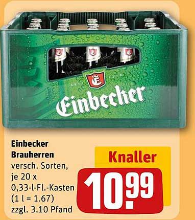 Einbecker Brauherren - Verschiedene Sorten im Kasten