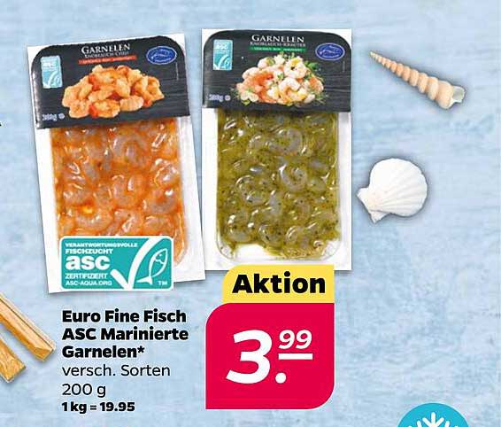 Euro Fine Fisch ASC marinierte Garnelen*