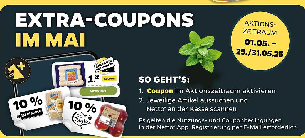 EXTRA-COUPONS IM MAI