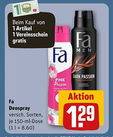 Fa Deospray - Aktion zum Sparpreis!