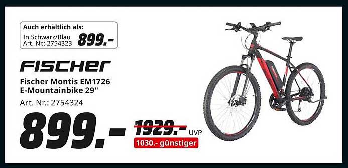 Fischer Montis EM1726 E-Mountainbike 29"