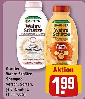 Garnier Wahre Schätze Shampoo - verschiedene Sorten, je 250-ml-Fl.