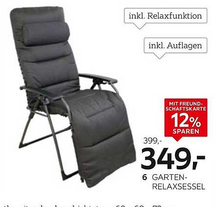 Garten-Relaxsessel mit Relaxfunktion