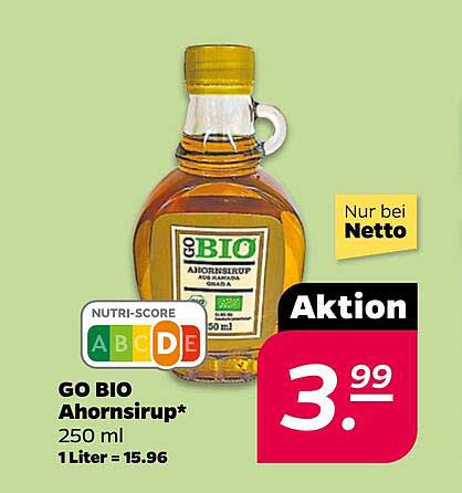 GO BIO Ahornsirup 250 ml