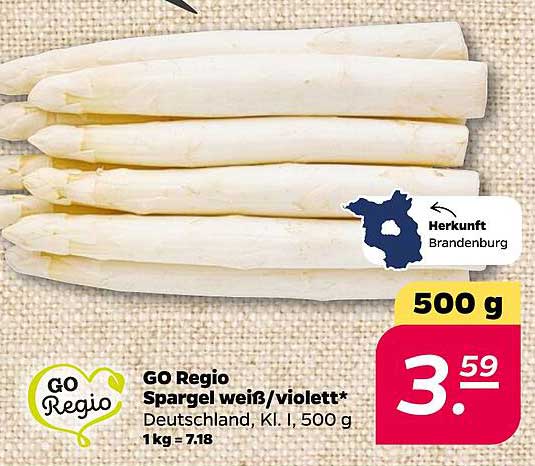 GO Regio Spargel weiß/violett, 500 g