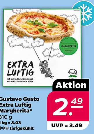 Gustavo Gusto Extra Luftig Margherita 310 g