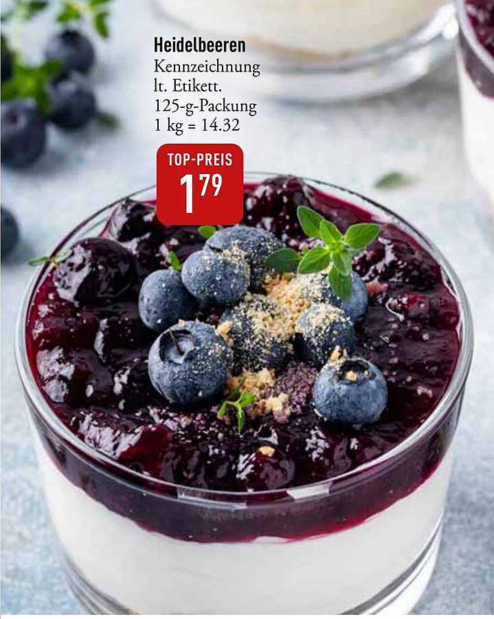 Heidelbeeren 125-g-Packung