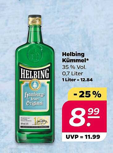 Helbing Kümmel 35 % Vol. – Hamburgs feines Original