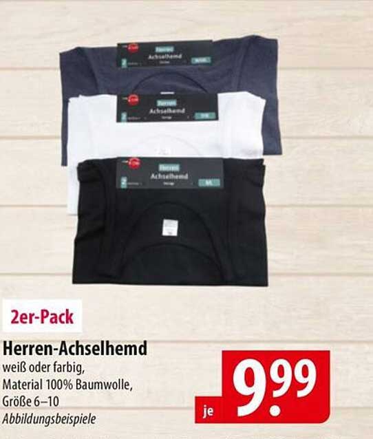 Herren-Achselhemd 2er-Pack