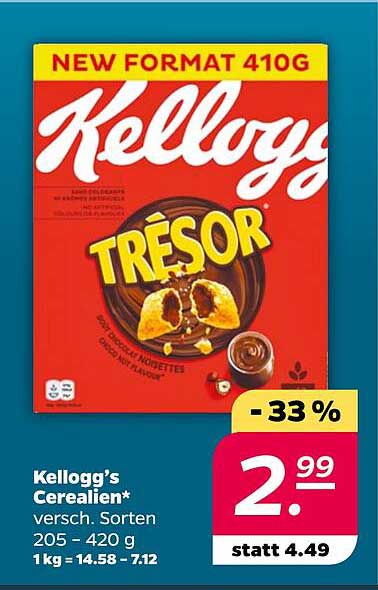 Kellogg's Céréalien Trésor 410g