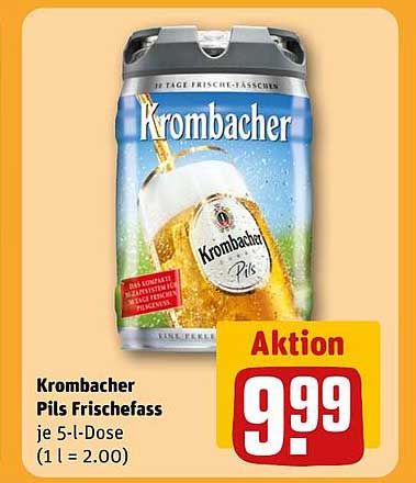 Krombacher Pils Frischfass