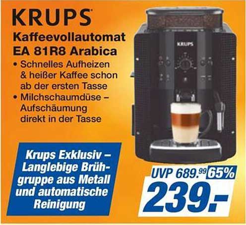 KRUPS Kaffeevollautomat EA 81R8 Arabica