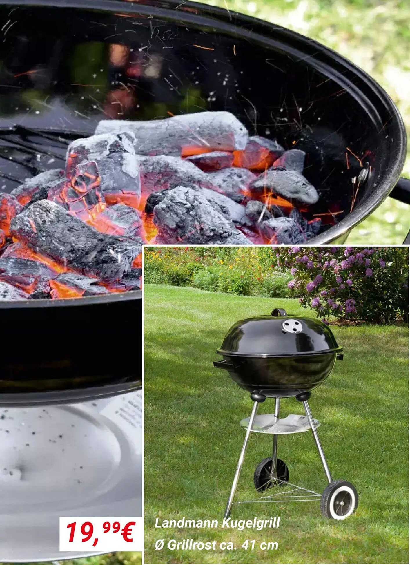 Landmann Kugelgrill Ø Grillrost ca. 41 cm