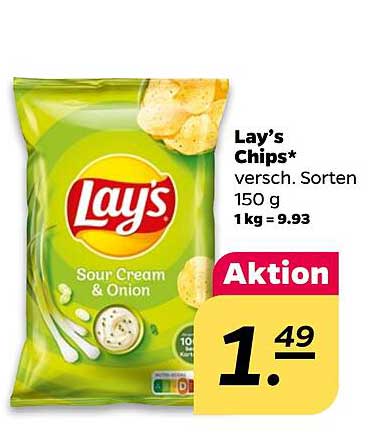 Lay’s Chips* verschiedene Sorten 150 g