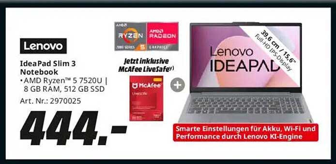 Lenovo IdeaPad Slim 3 Notebook