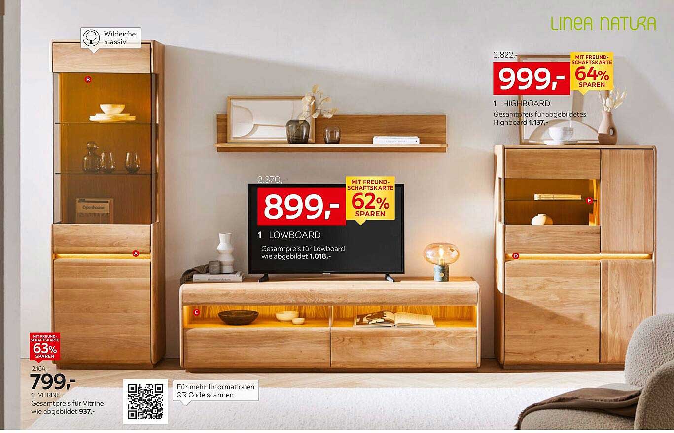 LINEA NATURA Möbelset von XXXLutz