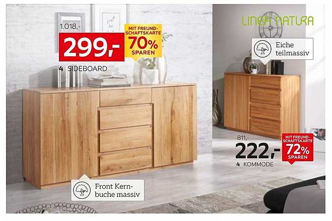 Linga Natura Sideboard – jetzt 299,- statt 1.018,-